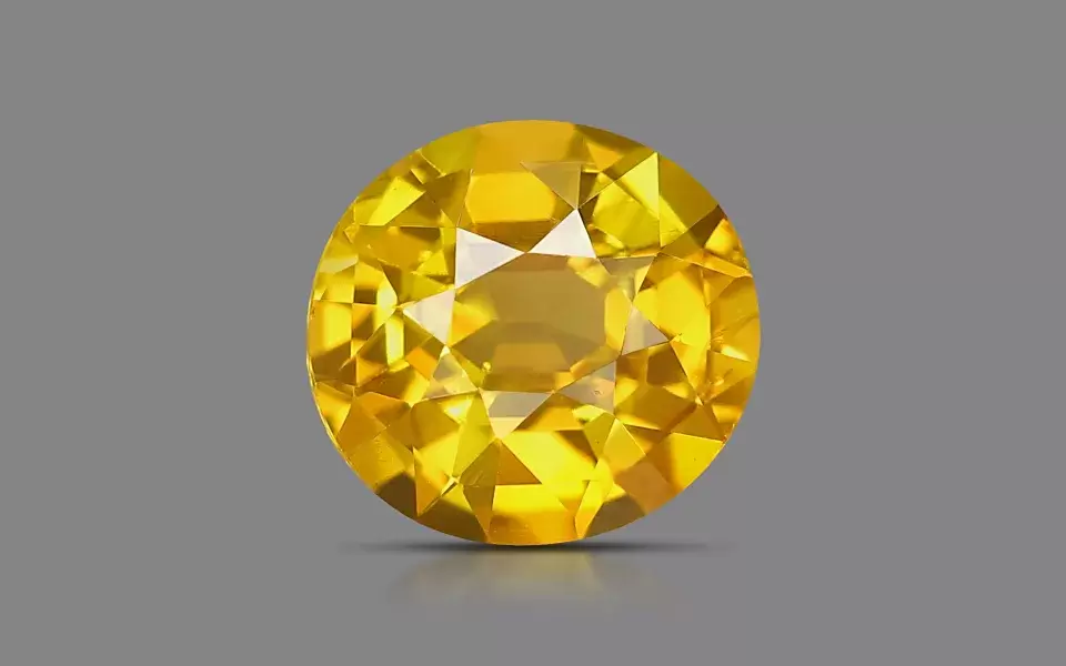 Yellow Sapphire ( 3.48- Carats)